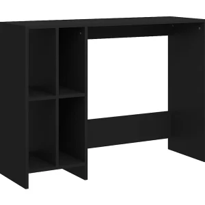 Bureau 102,5x35x75 cm bewerkt hout zwart Bureau 102,5x35x75 cm bewerkt hout zwart