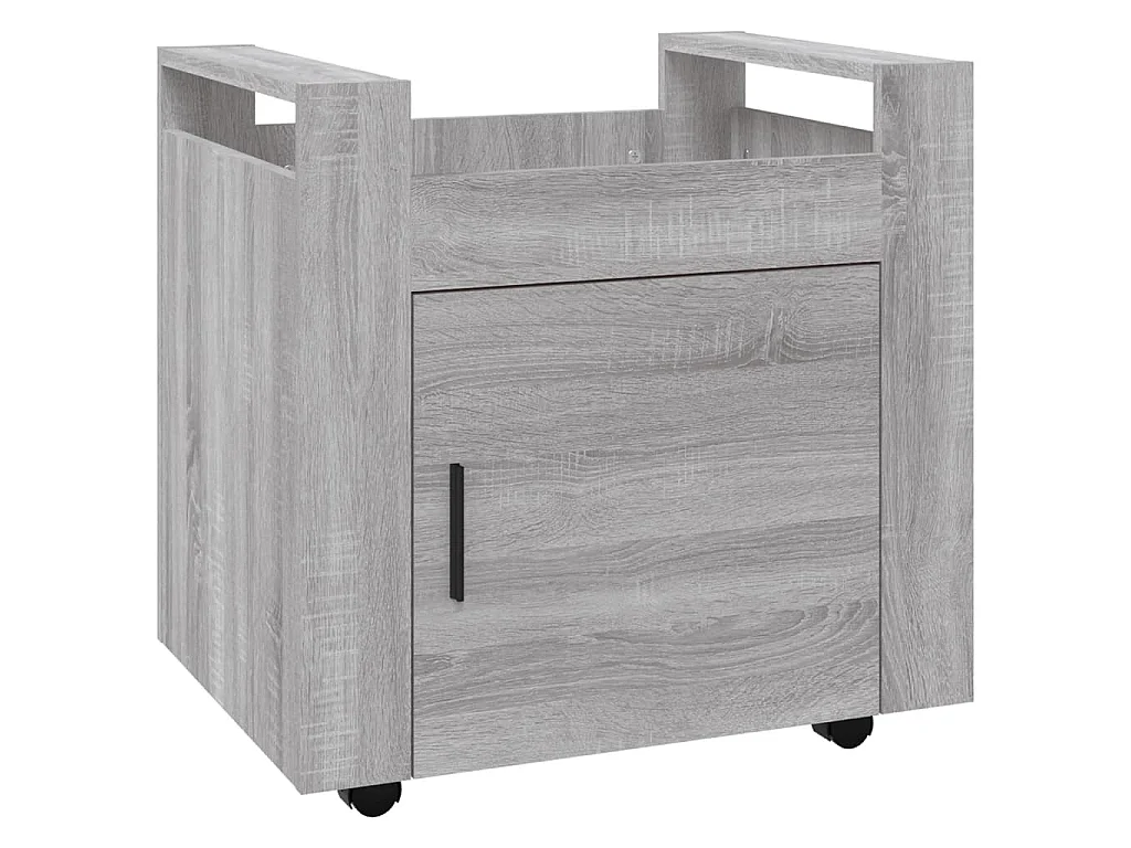 Bureaukastje 60x45x60 cm bewerkt hout grijs sonoma eikenkleurig