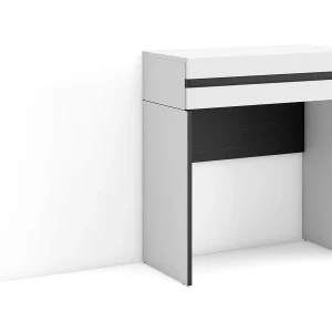 Consoletafel, haltafel, 70x35x75cm, Voor hal en entree, Bijzettafel, Wit Consoletafel, haltafel, 70x35x75cm, Voor hal en entree, Bijzettafel, Wit