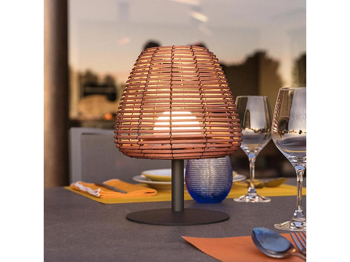 Draadloze tafellamp H25CM BOHEME