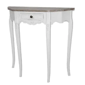 Consoletafel 80x80x30 cm wit Rimini RIW033