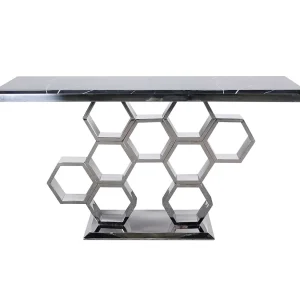 Console 150x80x40 cm zwart Modig M19S Console 150x80x40 cm zwart Modig M19S