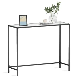 Consoletafel 100x35x80 cm zwart