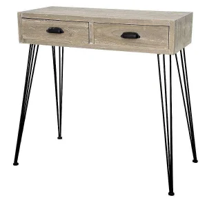 Consoletafel 80x80x36 cm zwart Loano Lo012