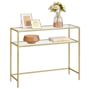 Consoletafel 100x35x80 cm goud Consoletafel 100x35x80 cm goud