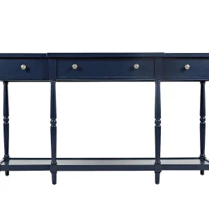 Consoletafel 152,5×86,5×35,5 cm donkerblauw Avola AV1633-60
