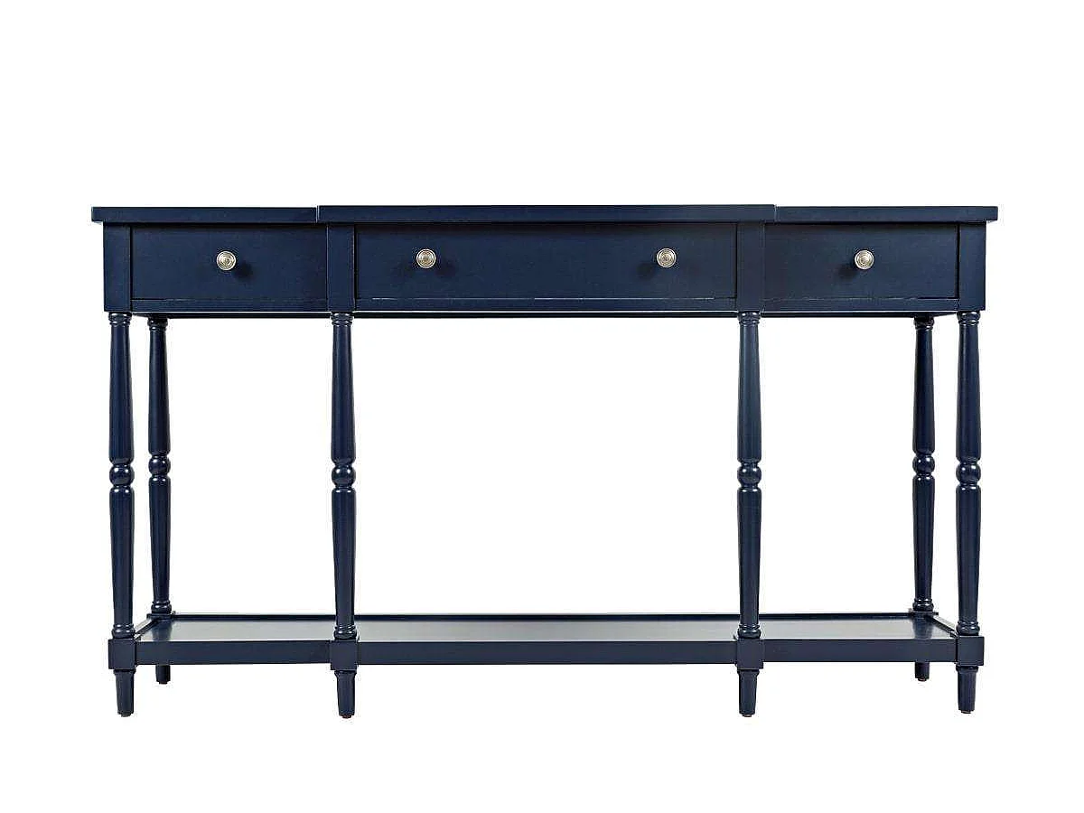 Consoletafel 152,5x86,5x35,5 cm donkerblauw Avola AV1633-60