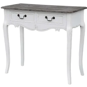 Consoletafel 90x78x40 cm wit Rimini wit riw016