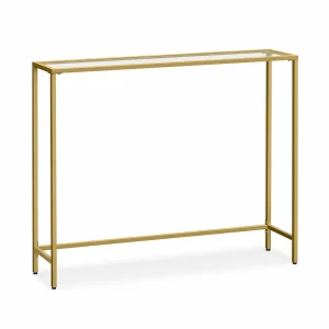 Consoletafel 20x100x80 cm Lichtgoud