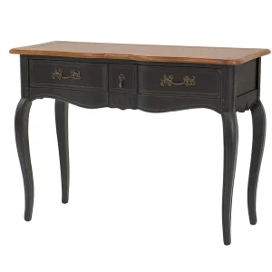 Consoletafel 110x80x47 cm zwart nero ven808nm
