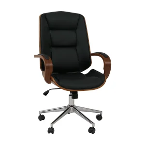 Bureaustoel MCW-O83,  zwart