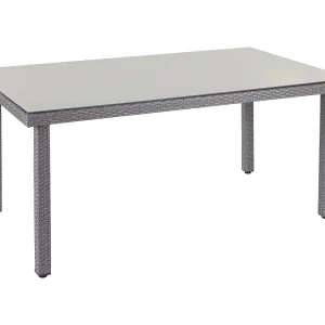 Polyrotan tuintafel Chieti, grijs Polyrotan tuintafel Chieti, grijs