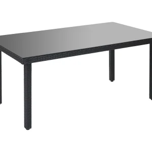 Polyrotan tuintafel Chieti, antraciet Polyrotan tuintafel Chieti, antraciet