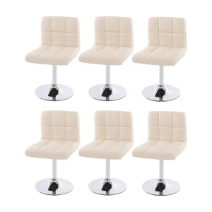 Cadiz eetkamerstoel (set van 6), crème Cadiz eetkamerstoel (set van 6), crème