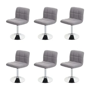 Cadiz eetkamerstoel (set van 6), lichtgrijs Cadiz eetkamerstoel (set van 6), lichtgrijs