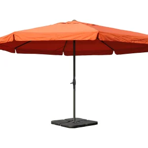 Carpi Pro parasol Ø5m,  terracotta met voet
