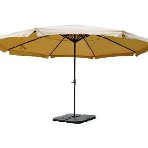 Carpi Pro parasol Ø5m,  crème met standaard