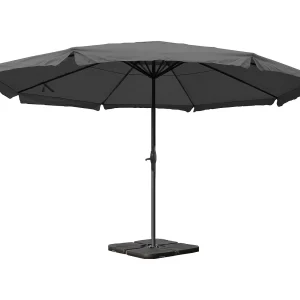 Carpi Pro parasol Ø5m,  antraciet met standaard