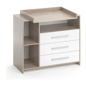 Commode wit/sonoma 113x53x100 oskar Commode wit/sonoma 113x53x100 oskar