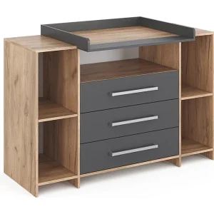 Commode antraciet/sonoma 143x70x100 oskar Commode antraciet/sonoma 143x70x100 oskar
