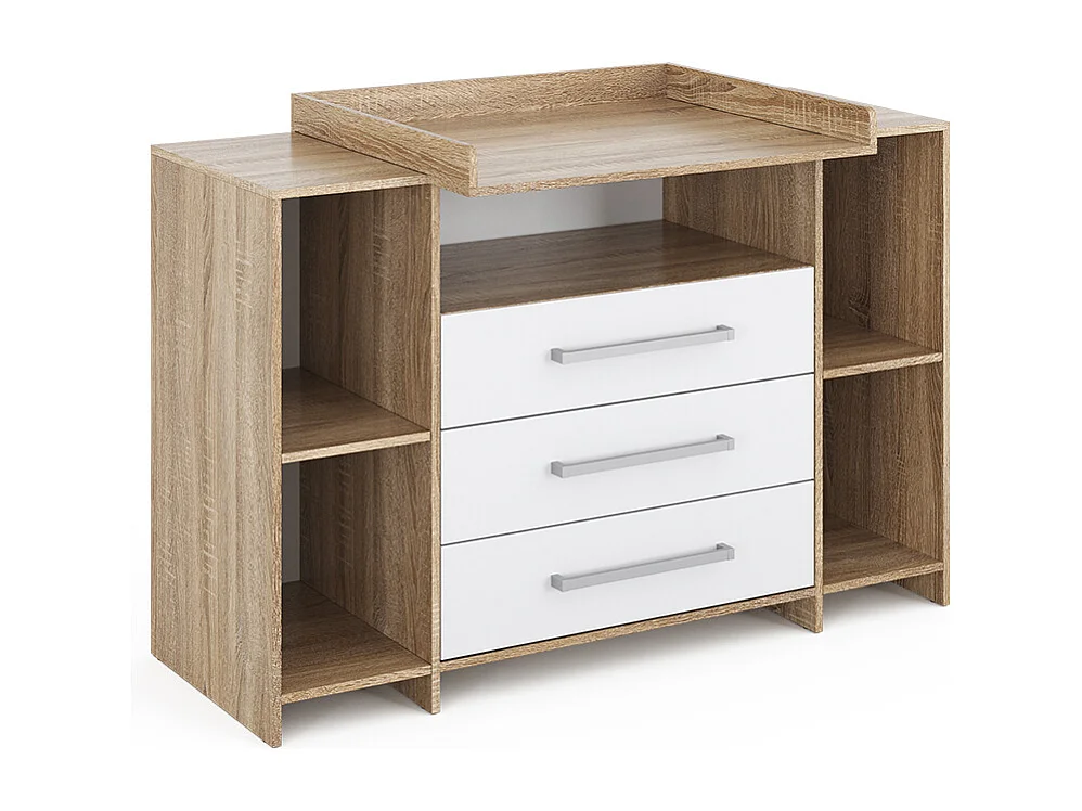 Commode wit/sonoma 143x70x100 oskar
