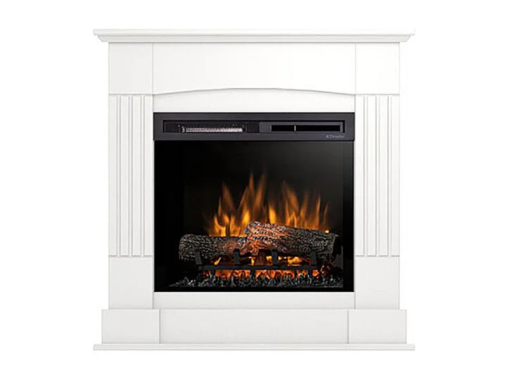 CAVO - Vrijstaande LED-elektrische haard - Wit - 93 x 93 x 30 - 23"