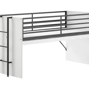 Cama Meia Altura Base Ripas Vipack PETITS-MEUBLES Branco (90×200)