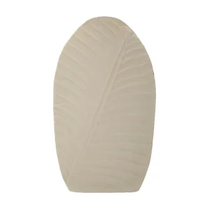 Crèmekleurige metalen vaas, 26x11x41 cm Crèmekleurige metalen vaas, 26x11x41 cm