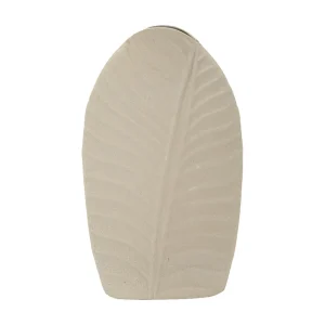 Crèmekleurige metalen vaas, 18×9,5×29,5 cm Crèmekleurige metalen vaas, 18×9,5×29,5 cm