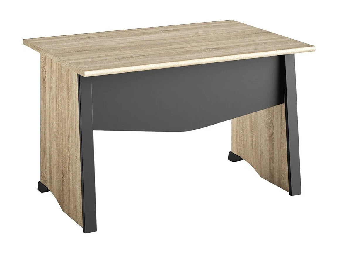 Bureau industriële stijl met zichtpaneel L80 cm - Gemaakt in Frankrijk
