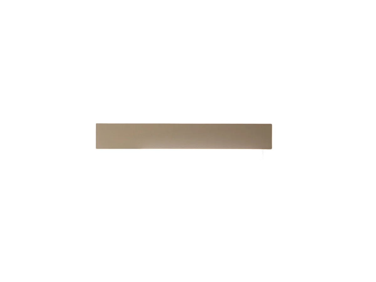 Doha – Applique LED 25W, aluminium blanc et tourterelle, 3000K, 2110lm, design linéaire intérieur, 70x15cm, IP20
