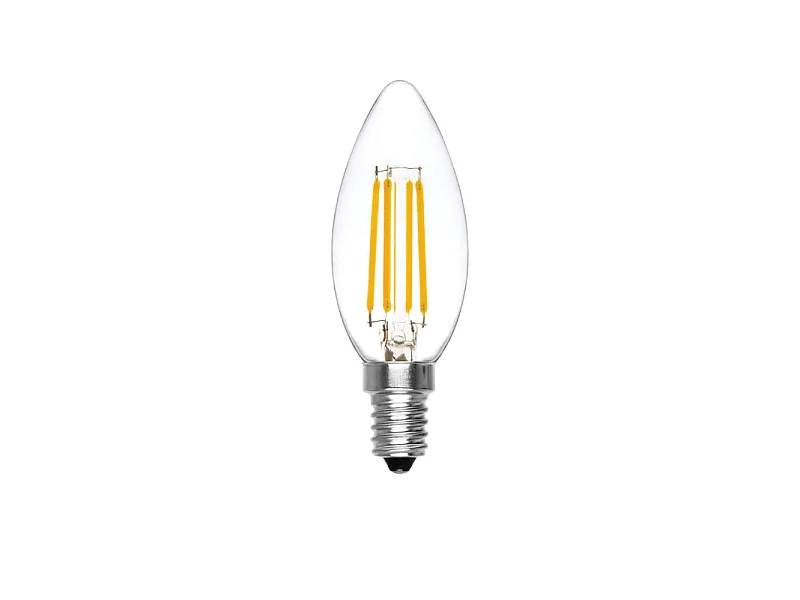 Ampoule LED Olive à intensité variable 6W 4000K E14