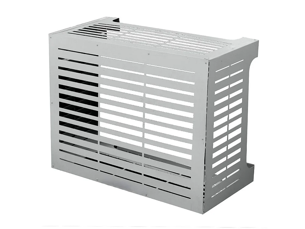 Cache climatiseur pour climatiseur LINEAR M Blanc en aluminium L86 x P44 x H68 cm
