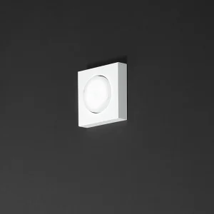 Button – GX53 LED plafondlamp max 15W, Vierkant 11,5×11,5 cm, Gelakt metaal, IP20 – Perenz – Wit Button – GX53 LED plafondlamp max 15W, Vierkant 11,5×11,5 cm, Gelakt metaal, IP20 – Perenz – Wit