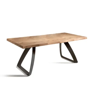 Bridge Table Fixe (200 x 100 cm) en Chêne Noir
