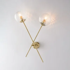 Demetra Applique en fer bronzé brossé 2 lumières .33 P.18 BL279-AP2-BRZ