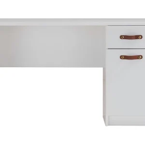 Bureau met lade en deur wit 78x125x59cm