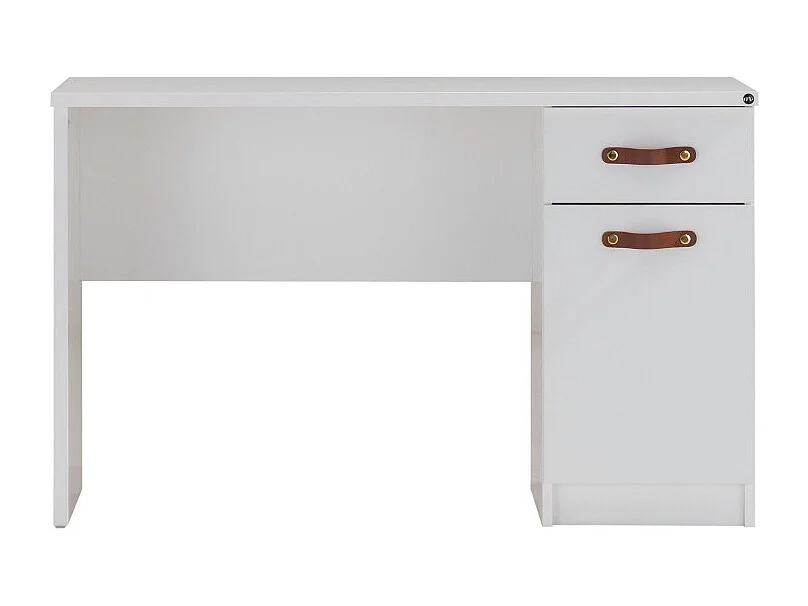 Bureau met lade en deur wit 78x125x59cm