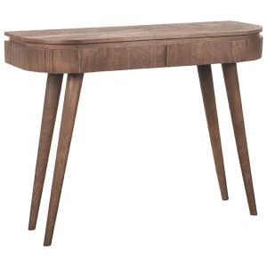 Bureau Nils – Espresso – Mangohout -100cm