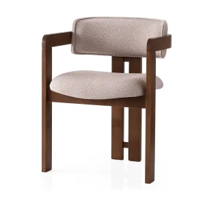 Cozy" houten stoel – 44 x 57 x 76 cm – Notencrème Cozy" houten stoel – 44 x 57 x 76 cm – Notencrème