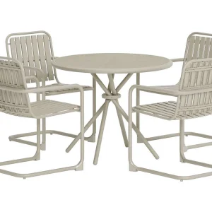 Chios tuinmeubelset tafel 90x90cm 4 stoelen beige. Chios tuinmeubelset tafel 90x90cm 4 stoelen beige.