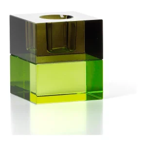 De Gem Blocks Kandelaar – Groen Smoke De Gem Blocks Kandelaar – Groen Smoke