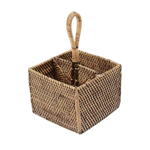 De Rattan Bestekhouder N°2 – Natuurlijk Bruin De Rattan Bestekhouder N°2 – Natuurlijk Bruin
