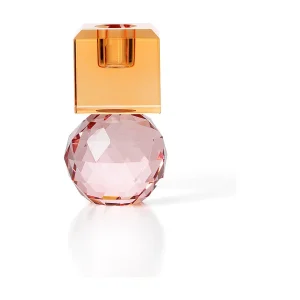 De Citrine & Rose Quartz Kaarshouder De Citrine & Rose Quartz Kaarshouder