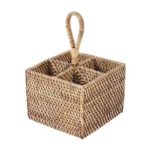 De Rattan Bestekhouder N°4 – Natuurlijk Bruin De Rattan Bestekhouder N°4 – Natuurlijk Bruin