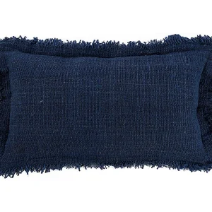 De Azure Fringe Kussensloop – Indiaas Blauw – 30×50 De Azure Fringe Kussensloop – Indiaas Blauw – 30×50