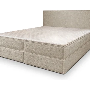 Boxspringbed PELLIO 180×200 cm Set met hoofdbord, bedbodem en matras, Beige Boxspringbed PELLIO 180×200 cm Set met hoofdbord, bedbodem en matras, Beige