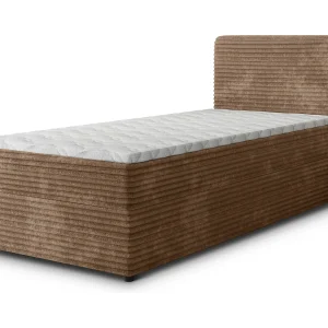 Boxspringbed PISA 100×200 cm Set met hoofdbord, bedbodem en matras, Beige