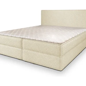 Boxspringbed PELLIO 160×200 cm Set met hoofdbord, bedbodem en matras, Crème Boxspringbed PELLIO 160×200 cm Set met hoofdbord, bedbodem en matras, Crème
