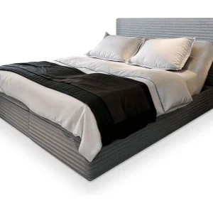 Boxspringbed MILARA 180×200 cm Set met hoofdbord, bedbodem en matras, Lichtgrijs